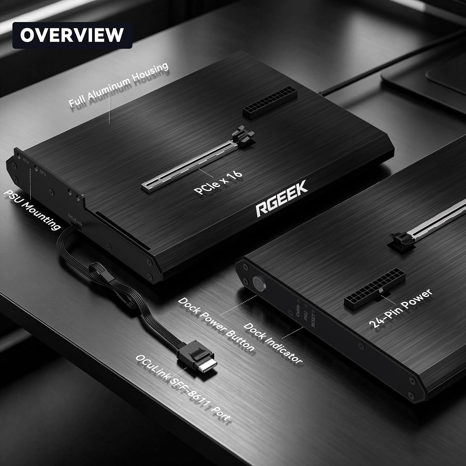 OCuLink eGPU Dock PCIe 5.0 x4  - Oculink Egpu Mini Pc incelemesi ve fiyatı
