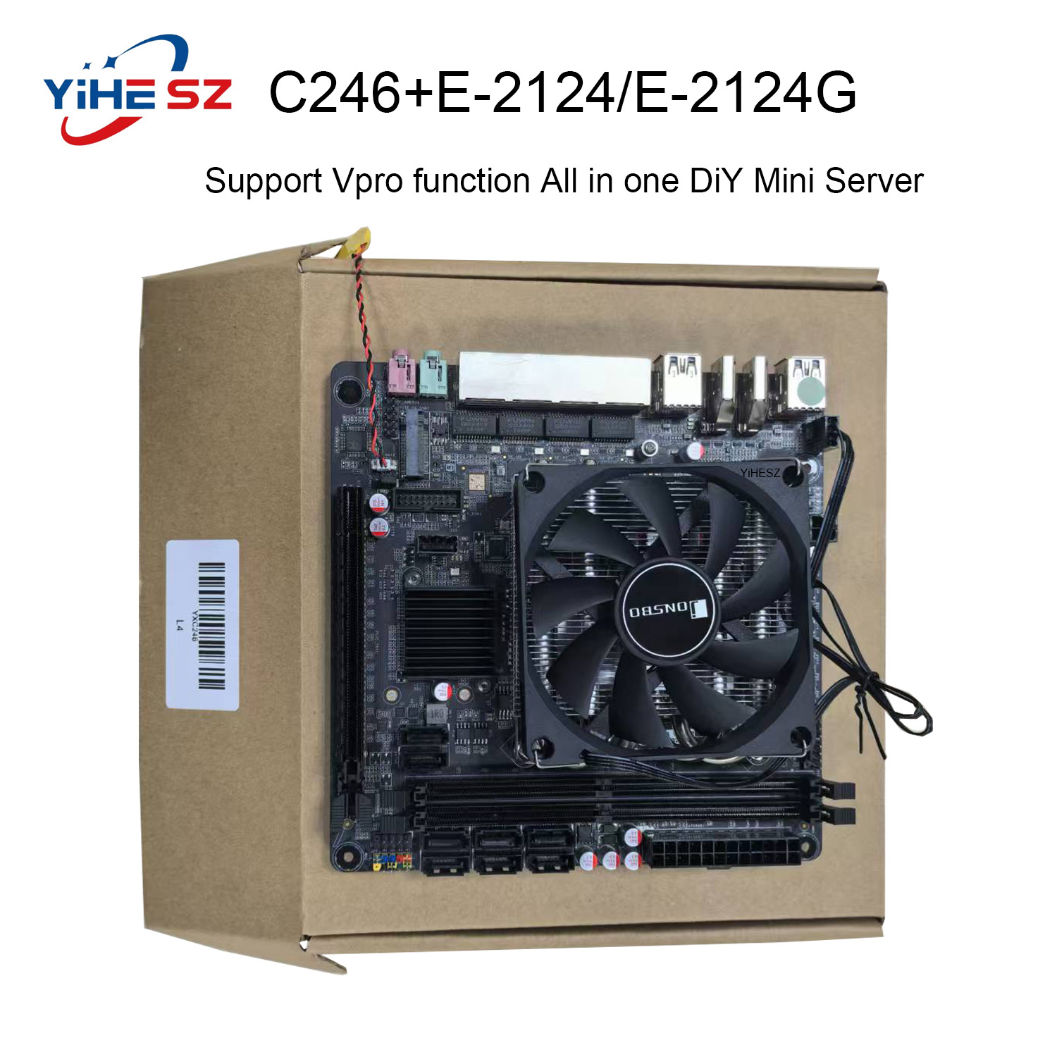 E-2124/2124G C246 Vpro NAS Ana - Nas Motherboard 8 Sata Mini Itx incelemesi ve fiyatı